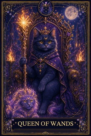权杖王后 Queen of Wands
