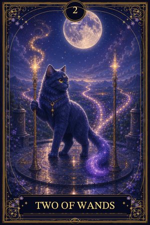 权杖二 Two of Wands